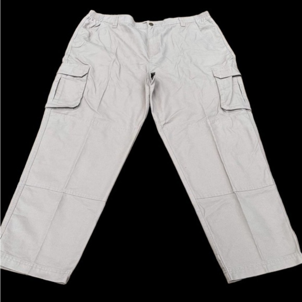 Cabelas Mens British Tan 44x30 Classic Fit High Rise Tapered Cargo Pant NWT